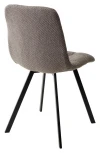 Стул CHILLI SQUARE TRF-12 серо-коричневый, ткань/ черный каркас