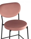 Стул полубарный Stool Group Барбара NEW велюр пыльно-розовый УТ000036053