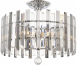 Потолочная люстра хрустальная на штанге Arte Milano Sorrento-1409 371409/5/100/400 CR (220V)