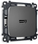 Комплект механизма Ambrella Volt розетки HDMI 2.0 OMEGA MO664010 Антрацит серый 40V/500mA 2.0GHz 5-18Gbit/s QUANT