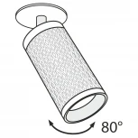 Встраиваемый точечный светильник Maytoni Alfa C037CL-01W