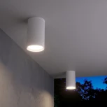 Потолочный светильник уличный Elektrostandard Gira 35128/H белый (220V, круглые, IP65)