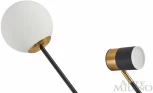 Бра Arte Milano Ferrara-71040 274802/1+1B BK/GD (220V)