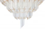 Подвесная люстра каскадная iLamp Manhattan 051D-6 NIC (220V, хрусталь, на цепи)