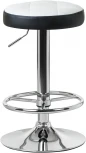 Табурет барный BRUNO (бело-чёрный)