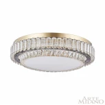 Потолочный светильник круглый Arte Milano 319133/D600 GD (регулировка яркости, LED, 220V, пульт управления, круглые)