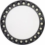 Светильник потолочный iLedex Mercury 5552-24W-D165-3/4K-WH+BK (220V, круглые)