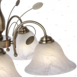 Подвесная люстра Globo 69007-5h (220V, на цепи, листья)