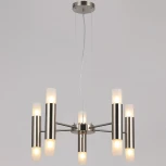 Подвесная люстра ILLUMICO IL0314-10P-79 SN (220V, на тросе)