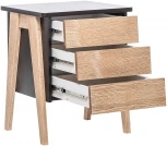 Тумбочка "Сканди" 3 ящ. 2500000094347 Leset