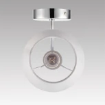 Бра с выключателем Lumion Karmen 8279/1W хром/серый, металл/керамика/текстиль Е14 1*40W 220V