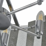 Потолочная люстра хрустальная на штанге Arte Milano Sorrento-2109 372109/6/80/500 CR (220V)