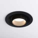 Встраиваемый точечный светильник Elektrostandard 9919 LED 10W 4200K черный (220V, круглые)