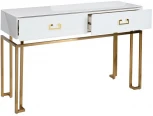 Консольный стол Garda Decor KFG070 (Золото/Белый)