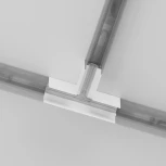Коннектор Т-образный накладной белый Maytoni Accessories for tracks Gravity TRA010CT-41W
