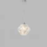 Подвесной светильник Lumion Tide 8288/1A хром/прозрачный, металл/стекло E27 1*60W 220V (на проводе)