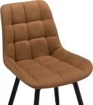 Стул на металлокаркасе Челси К крутящийся  (Челси крутящийся кирпичный / черный) Notta арт.571401