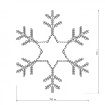 Световая фигура Ardecoled ARD-SNOWFLAKE 025307 (220V, снежинки, IP65)