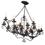 Подвесная люстра Vitaluce V1020/20 (220V, ковка, на цепи, свеча)