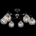 Потолочная люстра на штанге ILLUMICO IL0447-6CSQ-79 BK