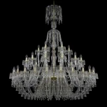 Подвесная люстра Bohemia 1410 1410/24+12+6/530/XL-167/G/V0300