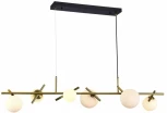 Подвесной светильник iLamp Golden 2134-6L BR+MBK (220V, на проводе, шарики)