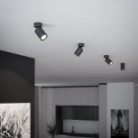 Спот Elektrostandard Niro 25013/01 GU10 черный (220V, круглые)