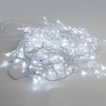 Светодиодная гирлянда бахрома 220B Eurosvet 100-102 белый 3*0,6м IP65