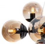 Подвесная люстра Arte Lamp Bolla A1664SP-25BK (220V, на тросе, шарики, молекулы)