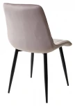 Обеденный стул M-City CHIC BLUVEL-91 сиреневый / черный каркас