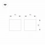 Накладной точечный светильник Arlight 031866 (LED, 220V)