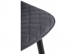 Стул Woodville на металлокаркасе Capri dark gray / black 15134