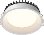 Встраиваемый светильник 18W Maytoni Okno DL055-18W3-4-6K-W (LED, 220V, круглые, IP44)