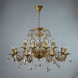 Подвесная люстра Ambiente by Brizzi Alicante 8888/8+8 AB Tear Drop