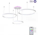 Подвесная люстра RGB Wi-Fi Citilux Дуэт Смарт CL719A700 (LED, 220V, умный дом - Алиса, Маруся, на тросе)