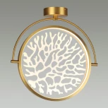 Потолочный светильник круглый поворотный Odeon Light Solaris 6627/36CL MIDCENT античная бронза/металл/акрил IP20 LED 36W 3000K 220V (круглые)