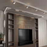 Трековый угловой светильник низковольтный 48V светодиодный Novotech Flum 358605