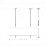 Потолочная люстра на штанге Kutek Natura NAT-ZWL-3(Z) (220V)