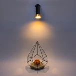 Спот Wolta WSL-GU10/S10BG под лампу GU10 Черный / Золотой CELLA