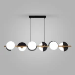 Подвесной светильник черный/латунь Eurosvet Moity 70149/6