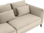 Диван Amsterdam трехместный ОГОГО (арт.698443), (Ткань/Бежевый)