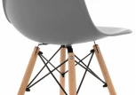 Пластиковый стул Woodville Eames PC-015 серый 11181