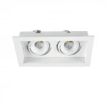 Встраиваемый точечный светильник Lucia Tucci Pixel 112.2-7W*2-WT (LED, 220V)