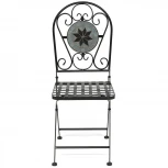 Стул Secret de Maison VICENZA (mod. PL08-1070-1-GBRN) черный/плитка "ASTRA" (металл)