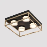 Потолочный светильник iLedex Link 4778-37x37 MBK+SGD (220V, пульт управления)