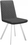 Стул 202 KL14 серый, ножки белые Dikline 00-00059749