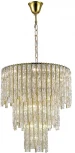 Подвесная люстра Newport 8520 8528+17/C gold