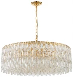 Подвесная люстра хрустальная Favourite Robby 4722-18P (220V, на цепи, круглые)