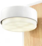 Настенный светильник Lumion Leland 8263/1W металл, белый/дерево GX53 LED 1*7W 220V (выключатель)