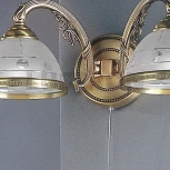 Бра Reccagni Angelo 3830 A 3830/2 (220V, выключатель)